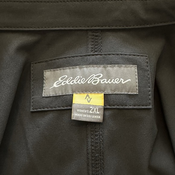 Eddie Bauer Women's Sz 2X Travel Blazer Jacket  Black Pockets  Performance Wear - Picture 8 of 10